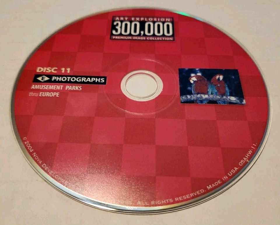 Art Explosion 300,000 Software - Disc 11 - Replacement Loose Disc
