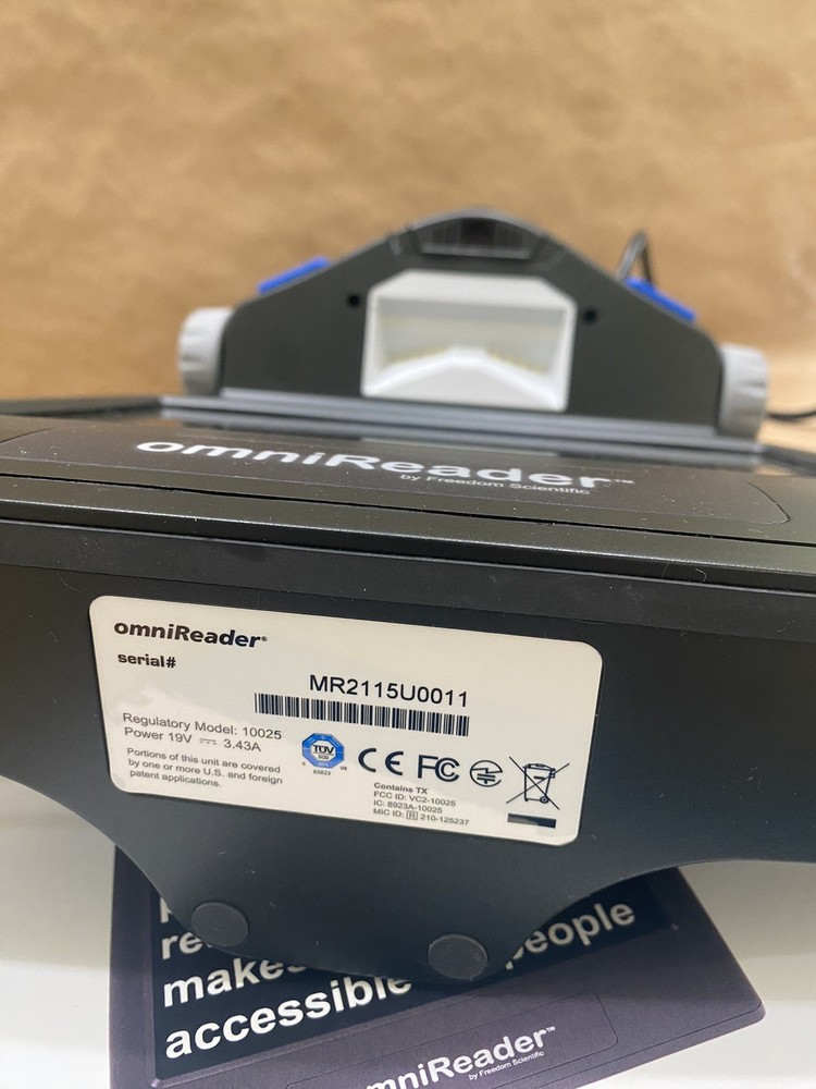 omniReader Portable Scanning SolutionLow Vision Magnifier Freedom Scientific
