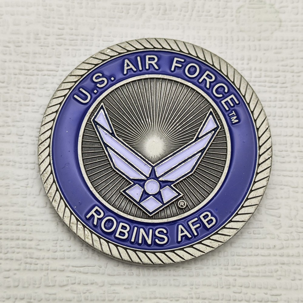USAF ROBINS AFB Challenge Coin