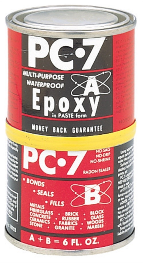 PC-7 PC7-1/2LB Dark Grey Multi-Purpose Super Strength Epoxy Paste 8 oz.