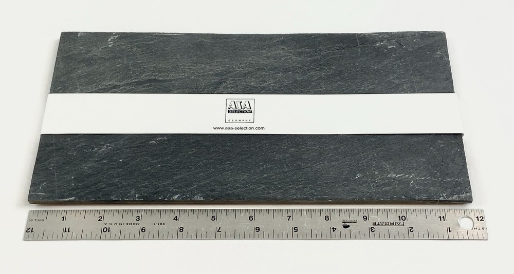 Asa Rectangular Slate Plate 30 x 15 cm Set of 2