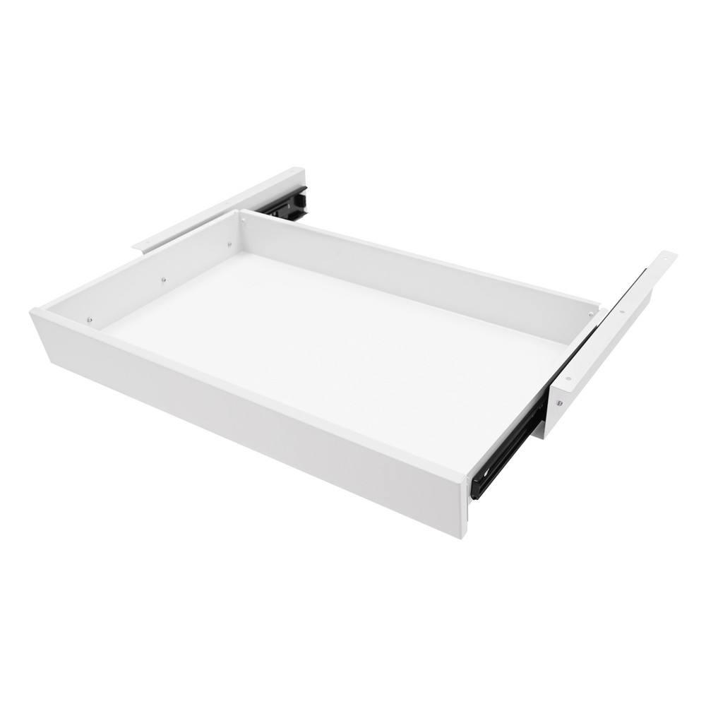 Under Table Mounted Sliding Pull-out Drawer Desk Mount Drawer Storage Organizer