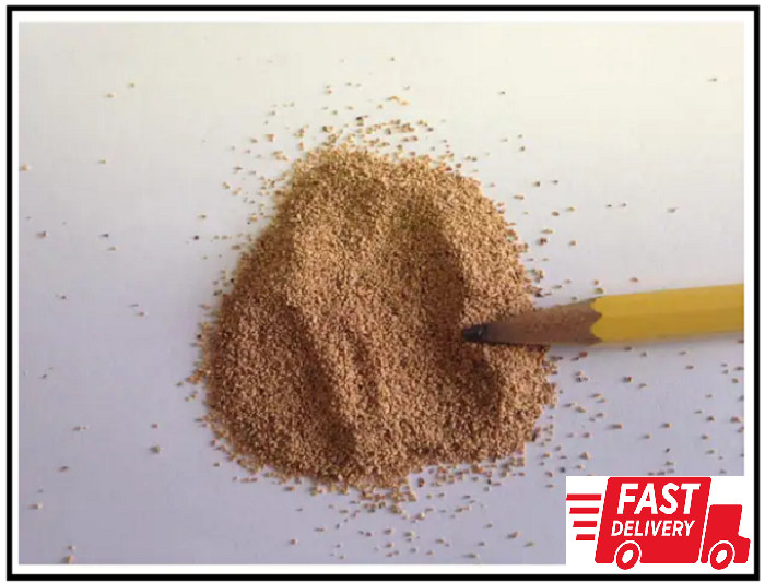 Fine Grit Walnut Shell Sandblasting Media - 10 lb. Box for Effective Cleaning