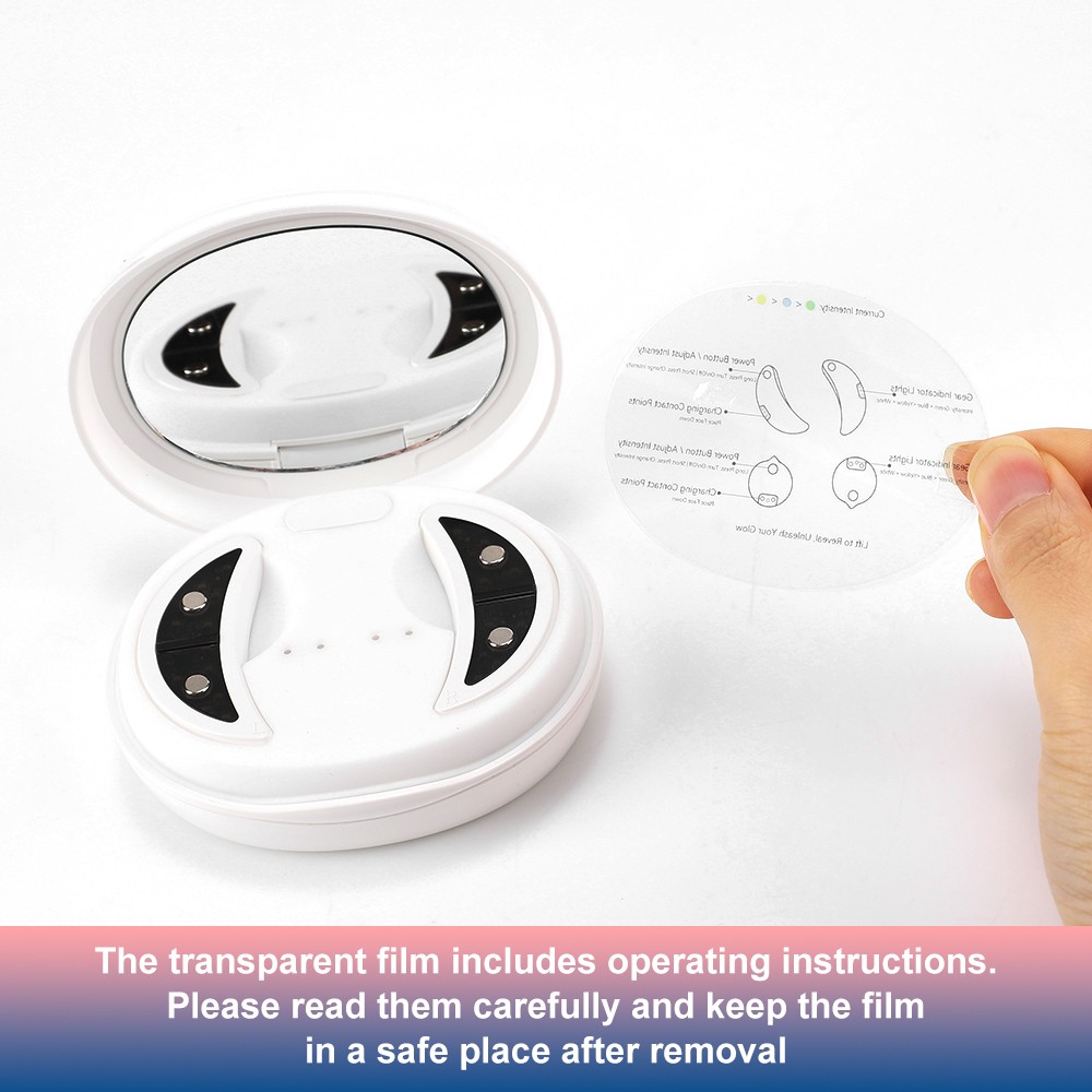 Red Light Under Eye Therapy Massager Microcurrent Eye Care Dark Circles Removal
