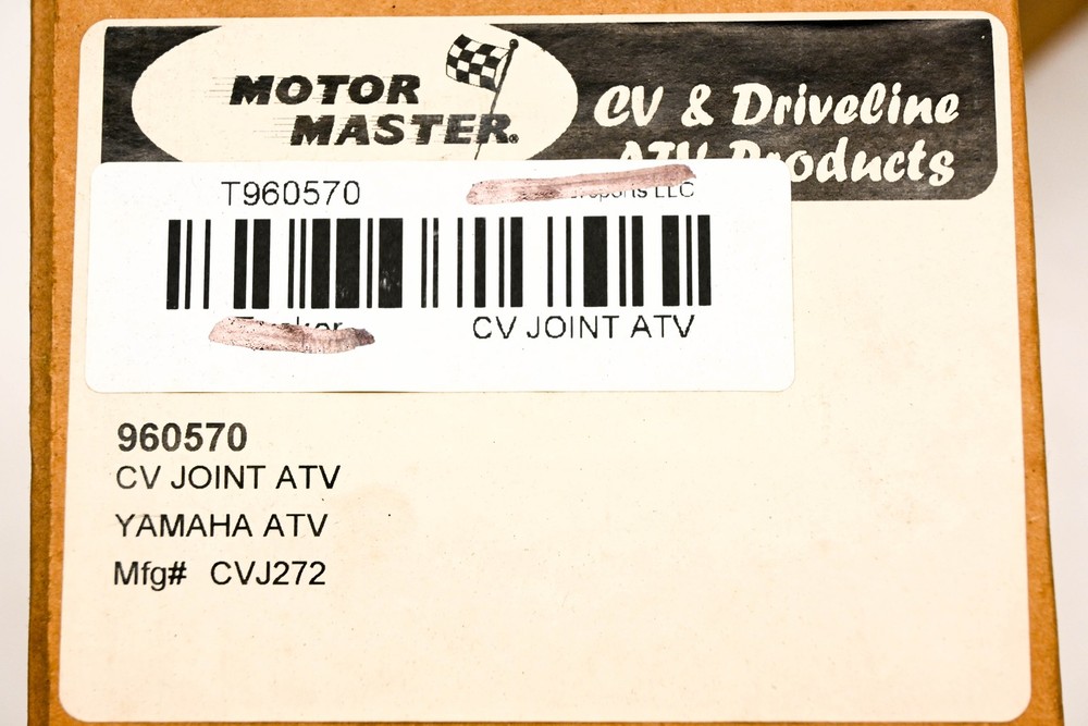 Motor Master CVJ272 CV Joint ATV NOS