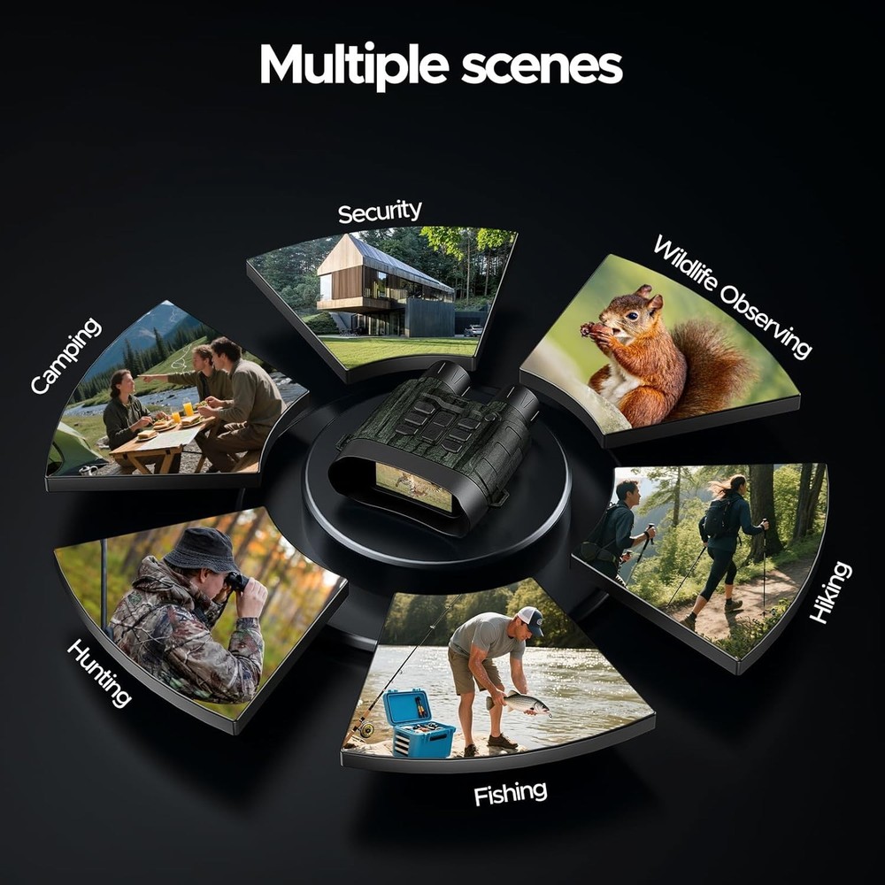 4K Night Vision Binoculars 112MP Camera