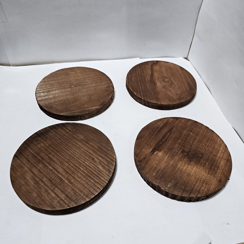 Wine Rack With Coasters Real Wood Rustic Design New