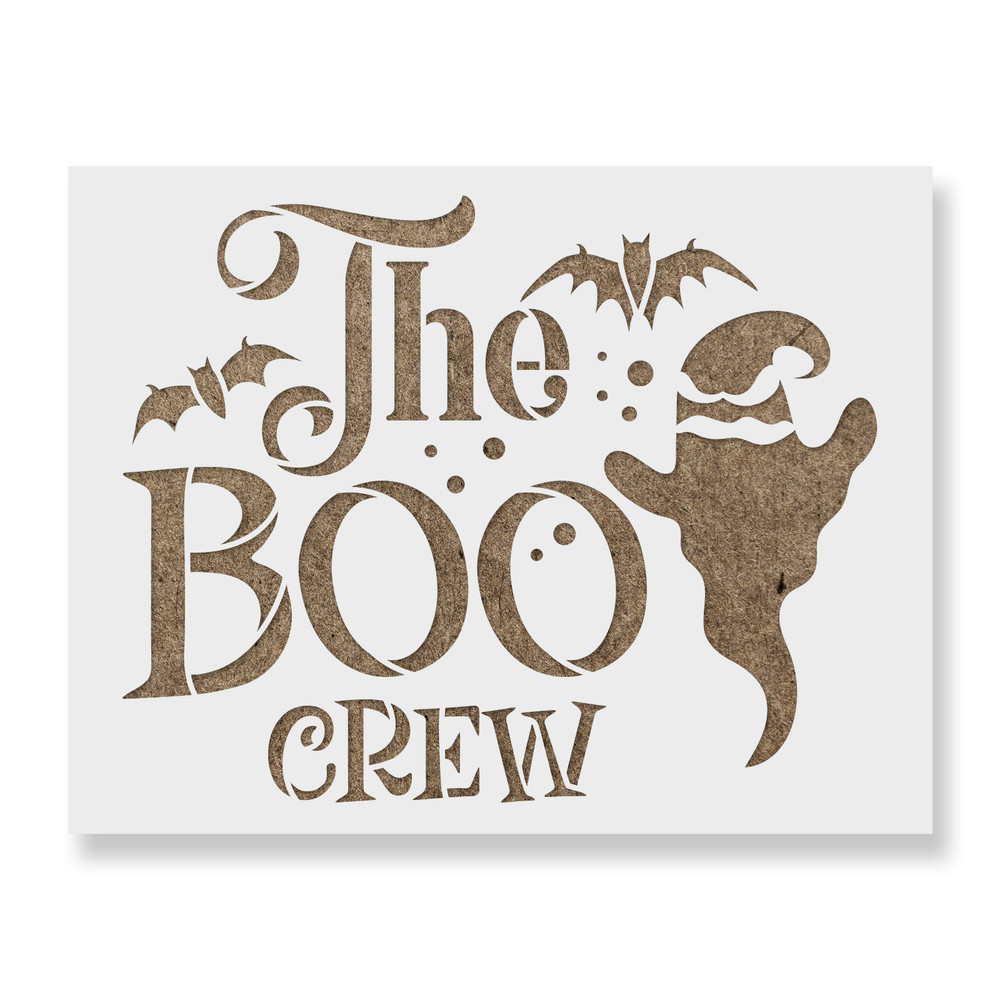 The Boo Crew Stencil - Reusable Stencils for DIY Projects