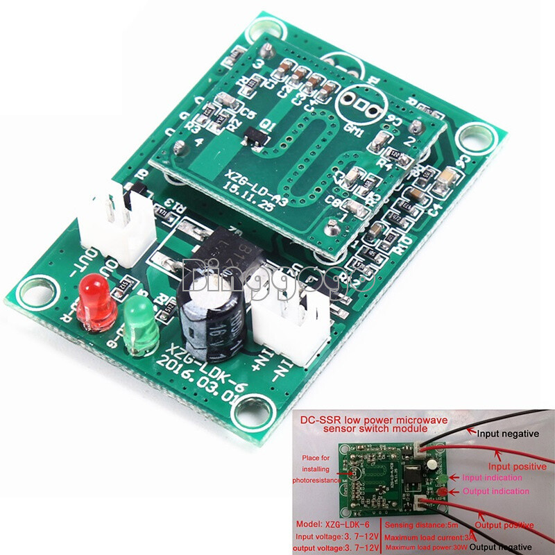 DC-SSR switch radar DC microwave sensor switch module human body induction