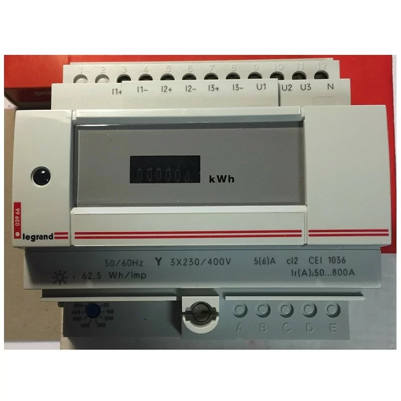 Legrand 003966 - Lexic Three-Phase Energy Meter
