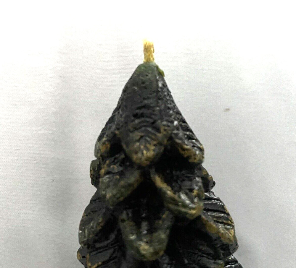Vintage 5.5" Christmas Tree Candle