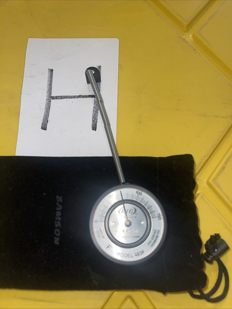 PTC 483F Pipe Surface Spring Held Thermometer