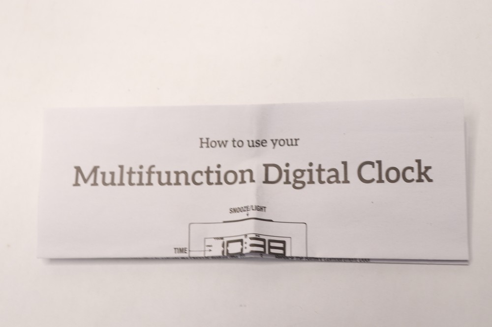 Multifunction Digital Alarm Clock 95B