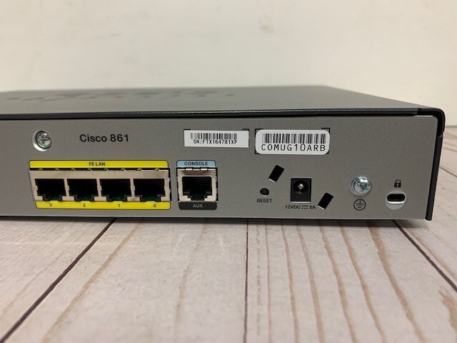 CISCO861-K9 Cisco Wired Router 4 Port New