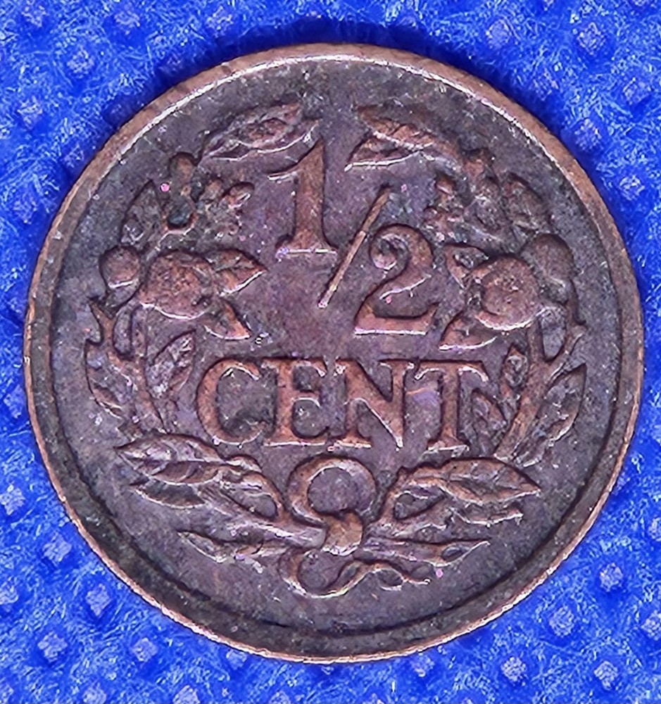 NETHERLANDS 1/2 CENT 1930 *96