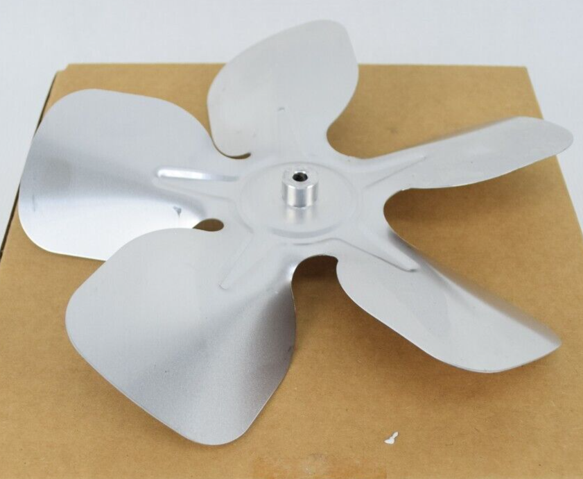 Metal Fan Blade 10" Diameter 5 Blades 1/4" Bore Hub