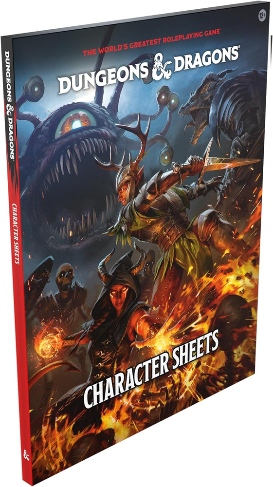 Dungeons & Dragons 2024 Character Sheets Player Accessories