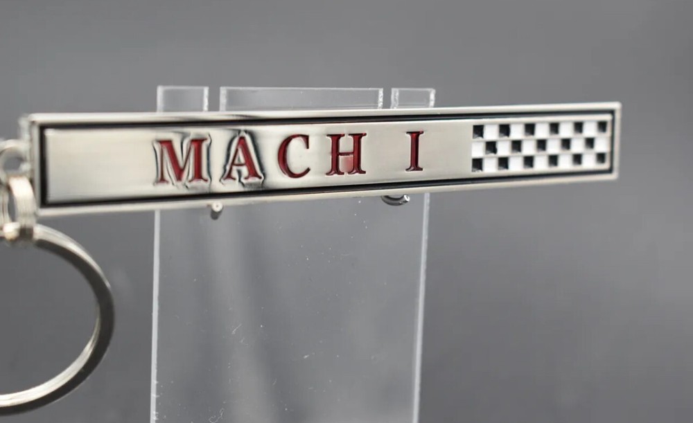 Ford Mustang Mach 1 emblem keychain- 89
