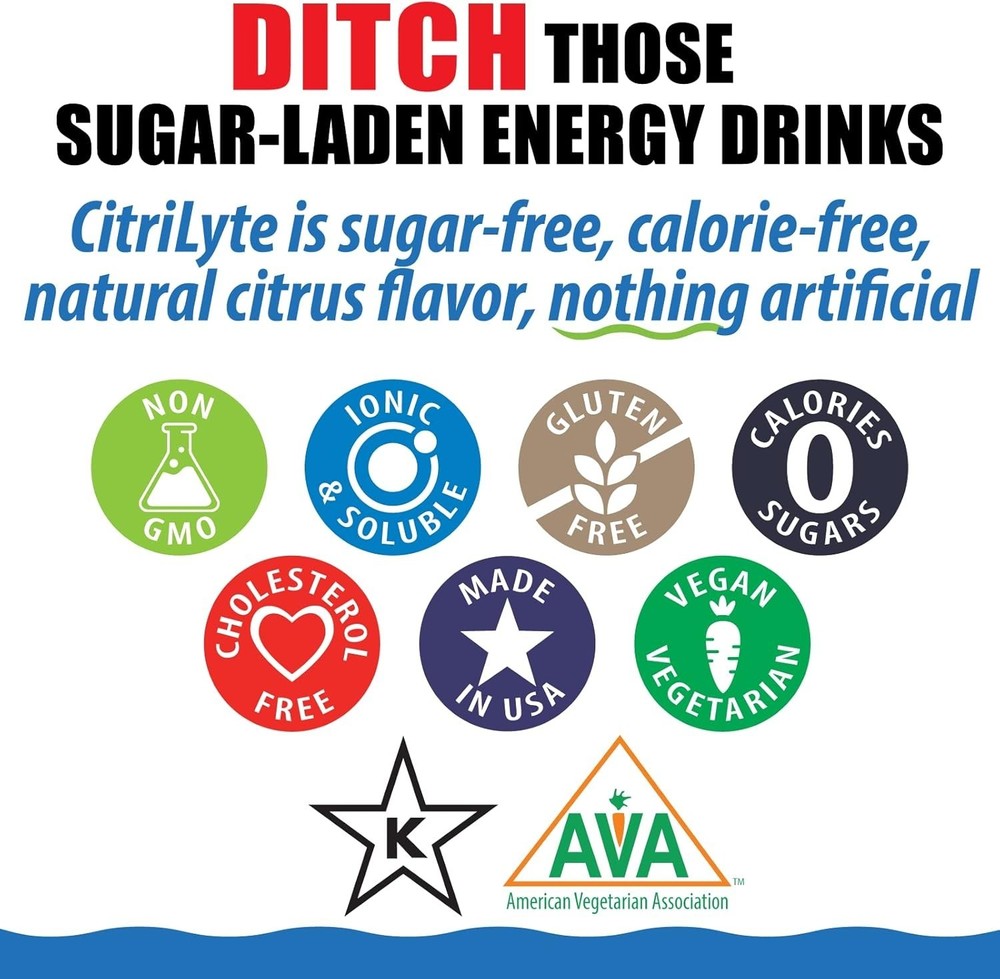 elete CitriLyte 24.6 mL Hydration Drops - Portable Lemon Electrolyte Solution