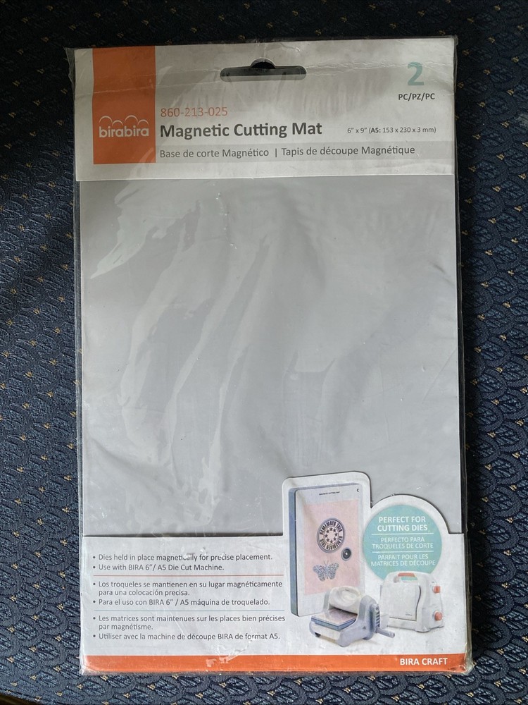 NEW Birabira Crafts Magnetic Cutting Mat 6” x 9 May A5 (2 Pieces)
