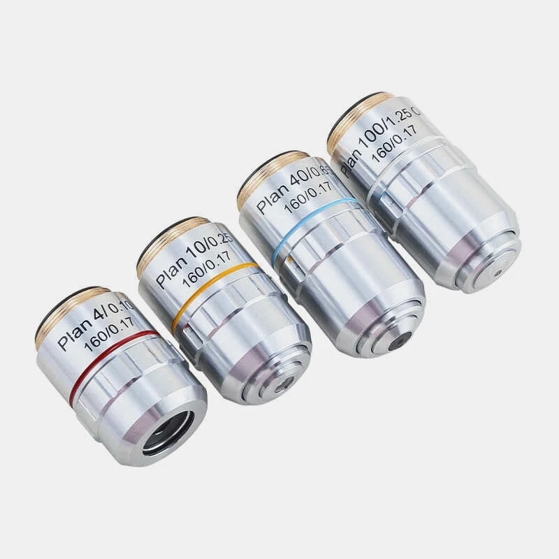 10X RMS Plan Achromatic Objective Lens Spring Loaded for Biological Microscope