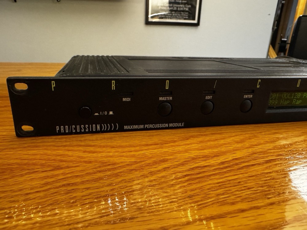 E-MU Pro/Cussion Maximum Percussion Module Emu Procussion Rack Mountable