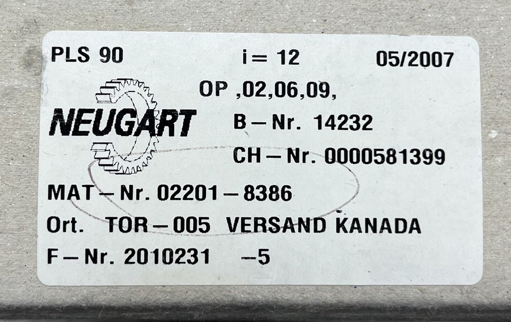 Neugart Drive 14232