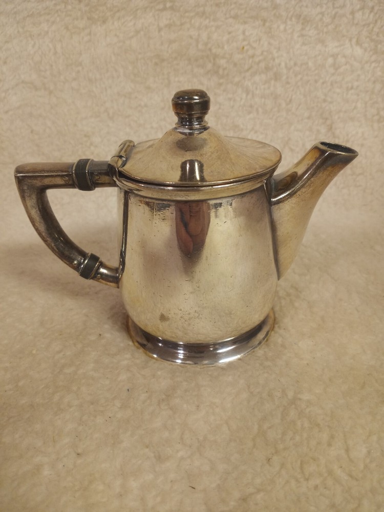 Reed & Barton 1p Lidded Silver Plated Creamer #30