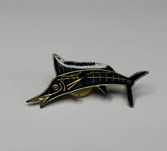 Sailfish Blue Lapel Pin