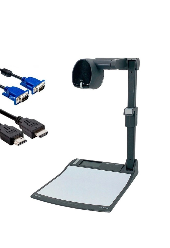 WolfVision VZ-8 Plus 4 1080p 60FPS Document Camera Visualizer w/Bundle
