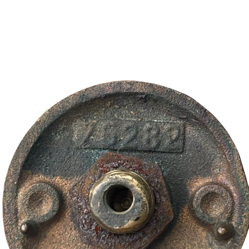 Vintage Large Solid Brass Door Handle Great Patina