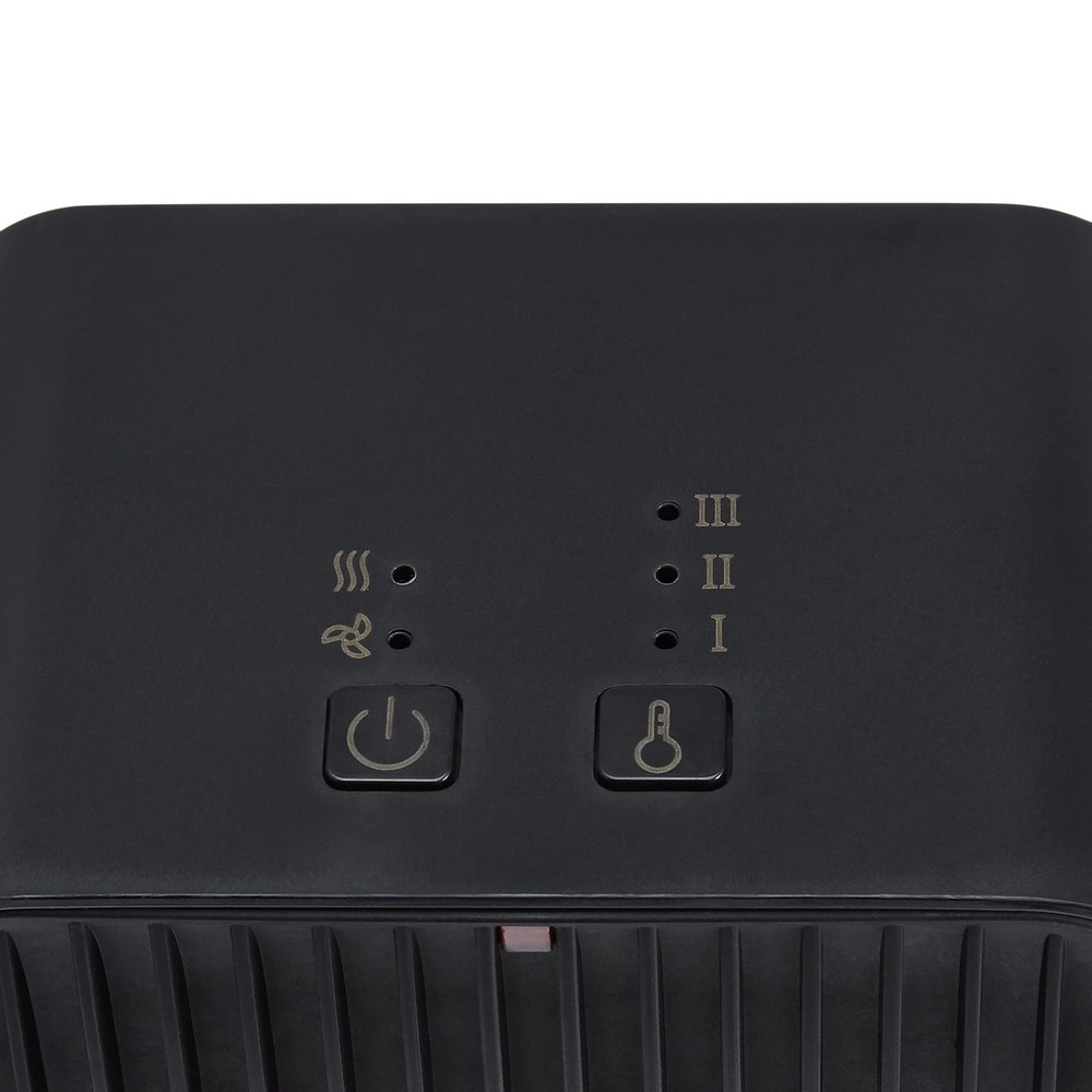 Amazon Basics Ceramic Space Heater, Electric, Indoor Use, 3 Heat Settings