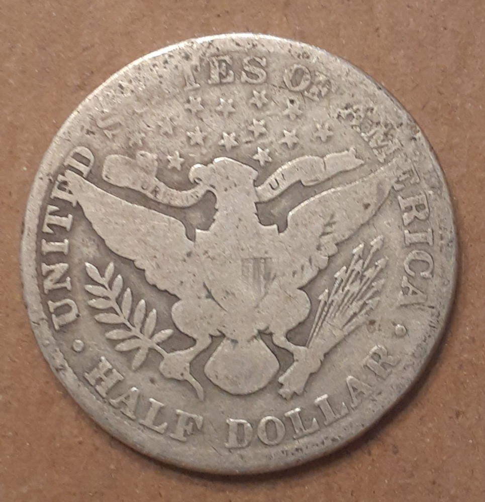 1912 BARBER HALF DOLLAR
