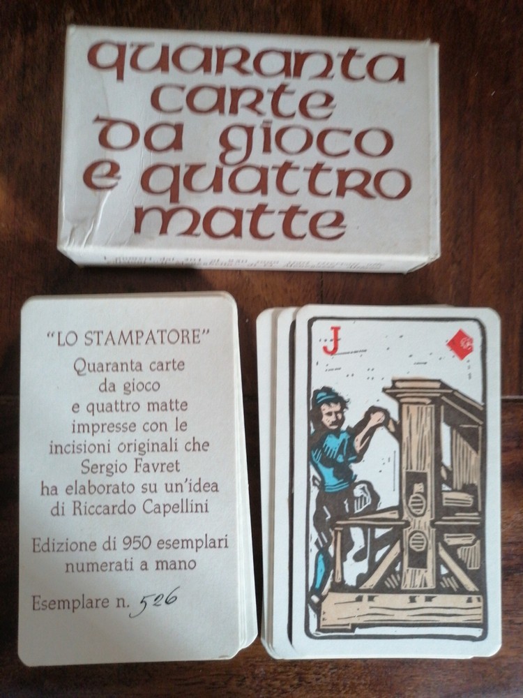 The 40 Playing Card Printer