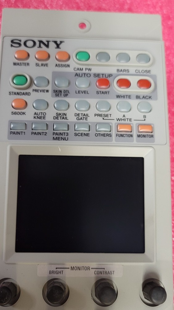 Sony Camera RCP-D51 Remote Control Panel with dial-style controller Untested