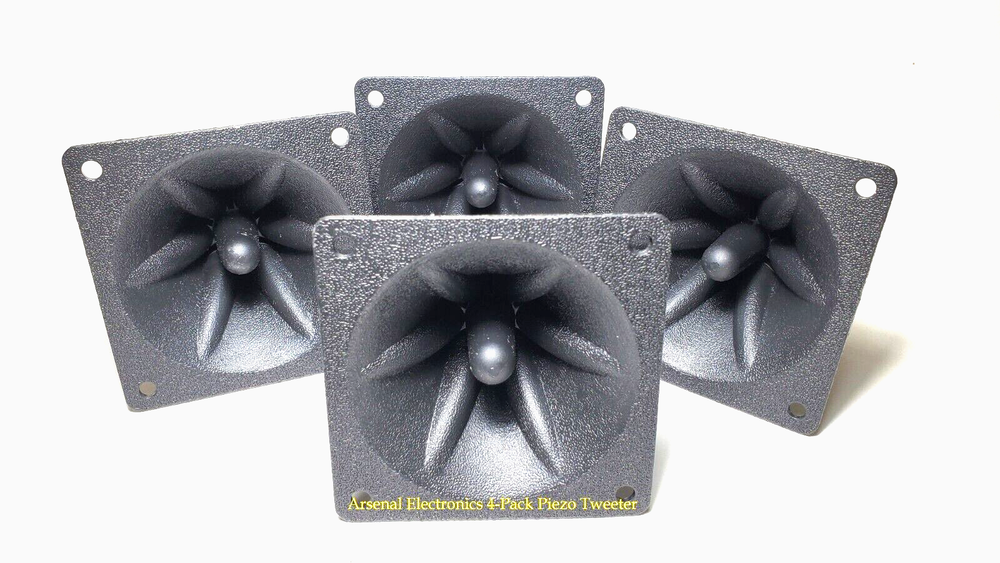 4- Pack High Frequency Piezo Tweeter Motorola Type KSN-1005 Replacement