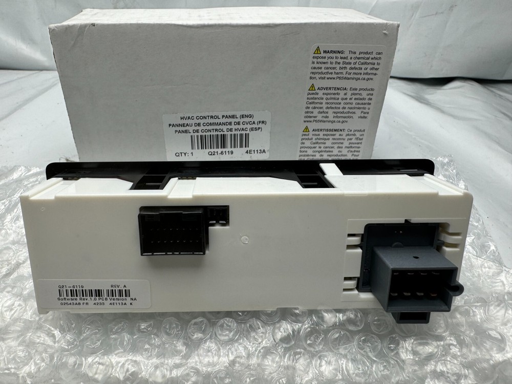Q21-6119 PACCAR GENUINE HVAC CONTROL MODULE