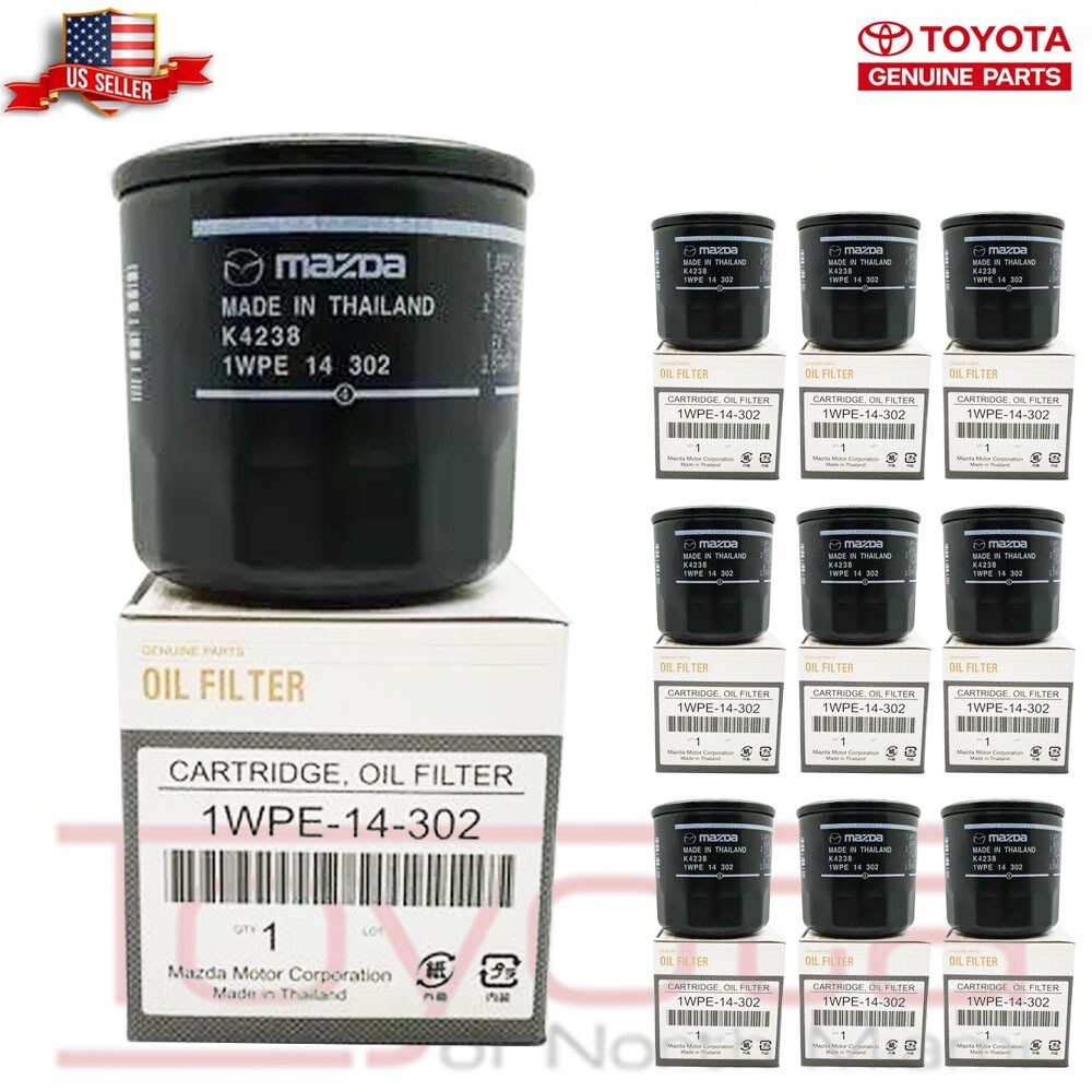 10 Pack Genuine OEM Mazda Engine Oil Filter 1WPE-14-302