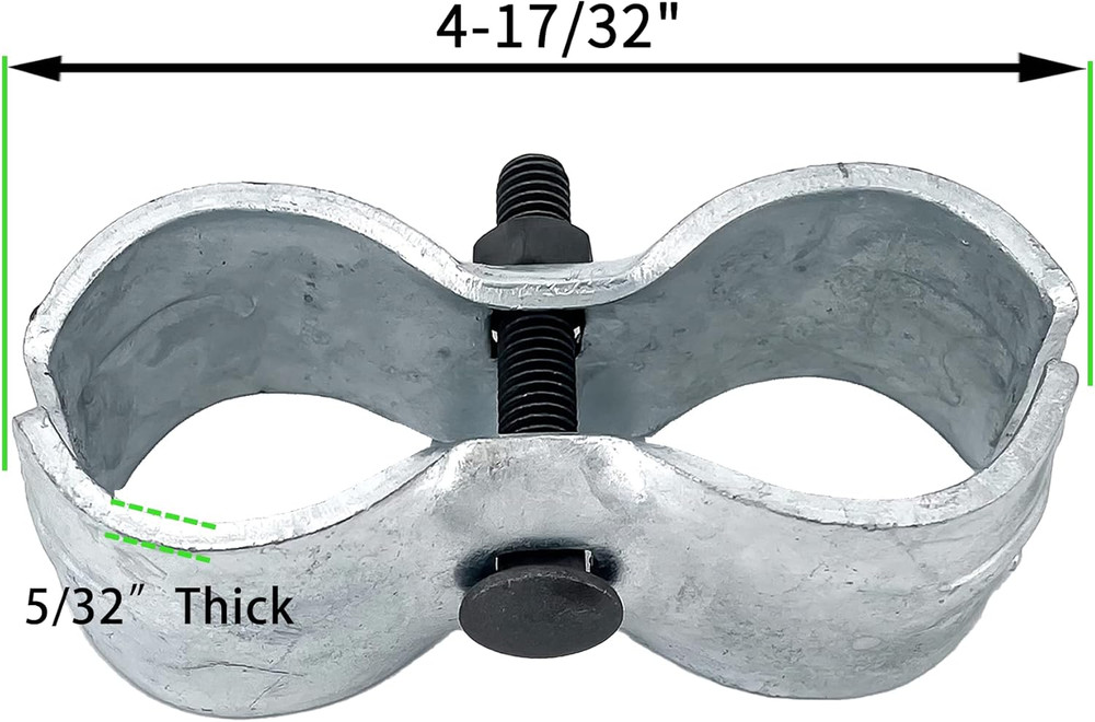 8 Set Dog Kennel Panel Clamps for 1-3/8" round Pipe Frame