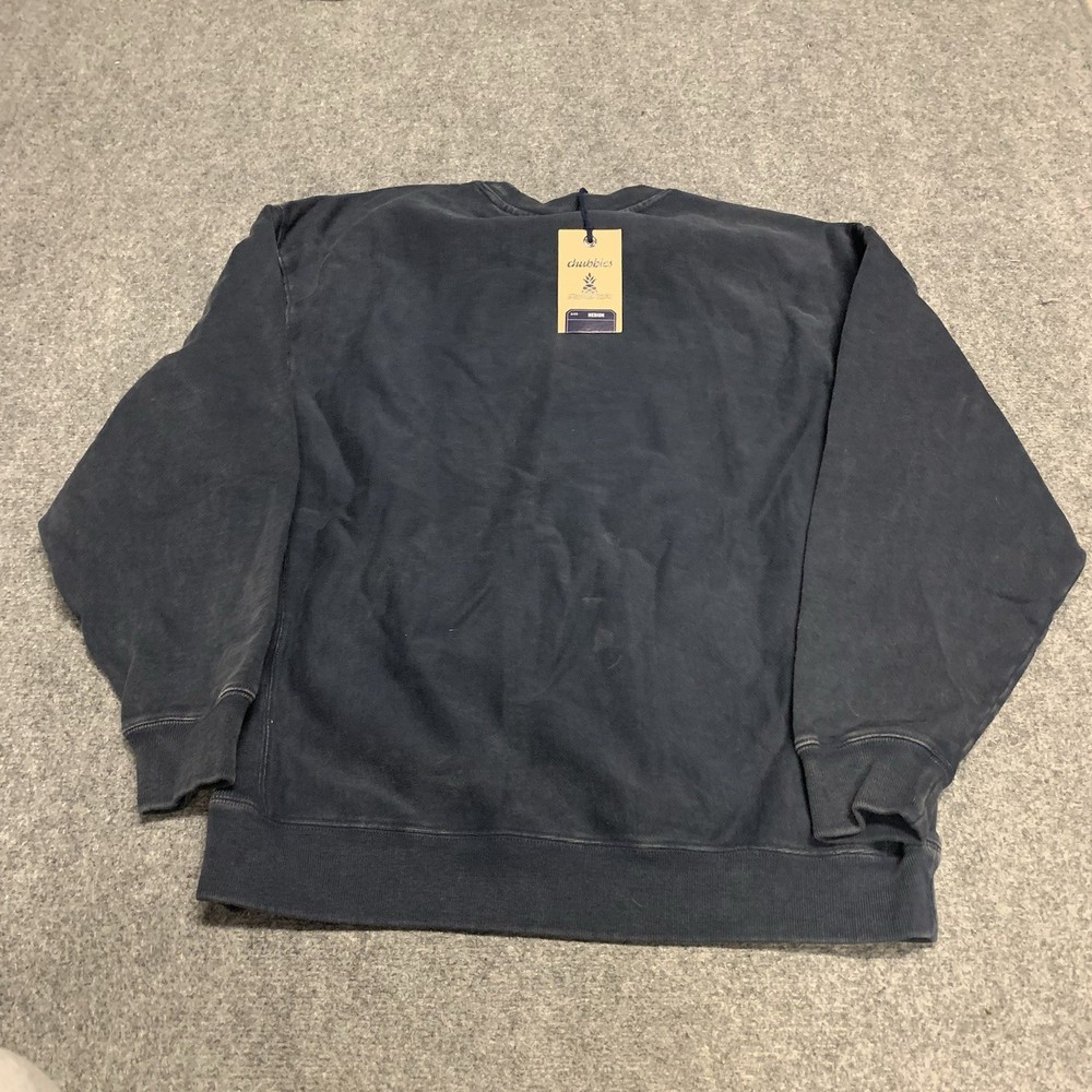 Chubbies Men’s Sweatshirt Size M Crew Neck Hawaiian Black To Basic Medium