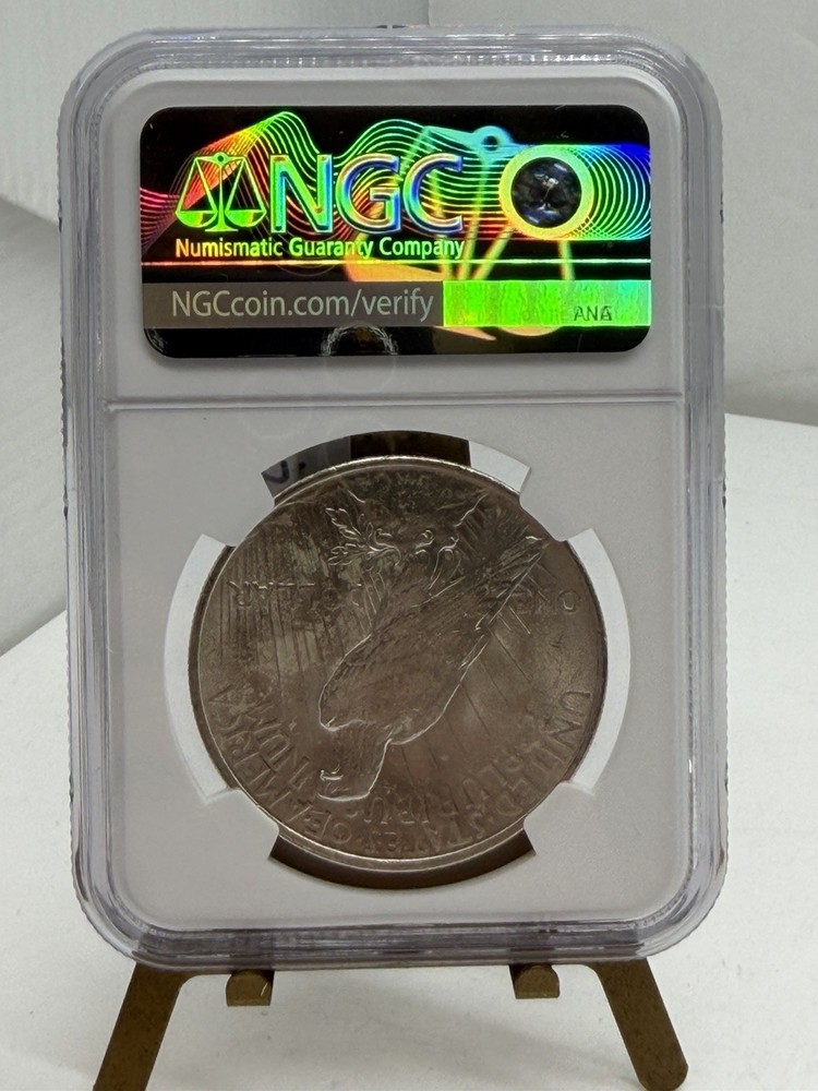 1922 Peace Dollar NGC MS62 CB9-142