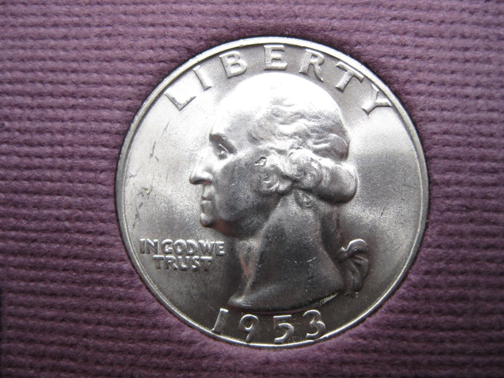 1953 D US Silver Mint Set Brilliant Uncirculated!