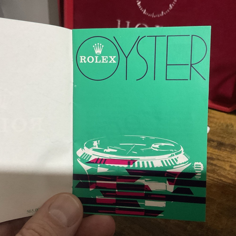 Rolex Garantee Booklet