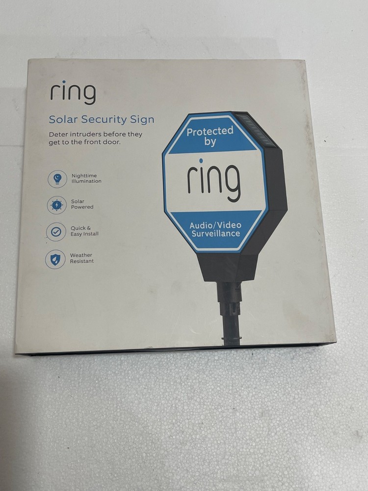 Ring Solar Security Sign