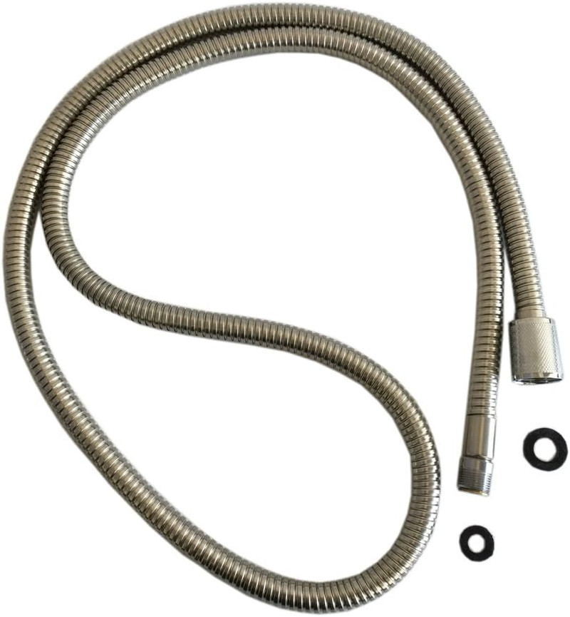 Kitchen Pull down Sink Faucet Spray Head Hose Replacement Part - Stainless Steel