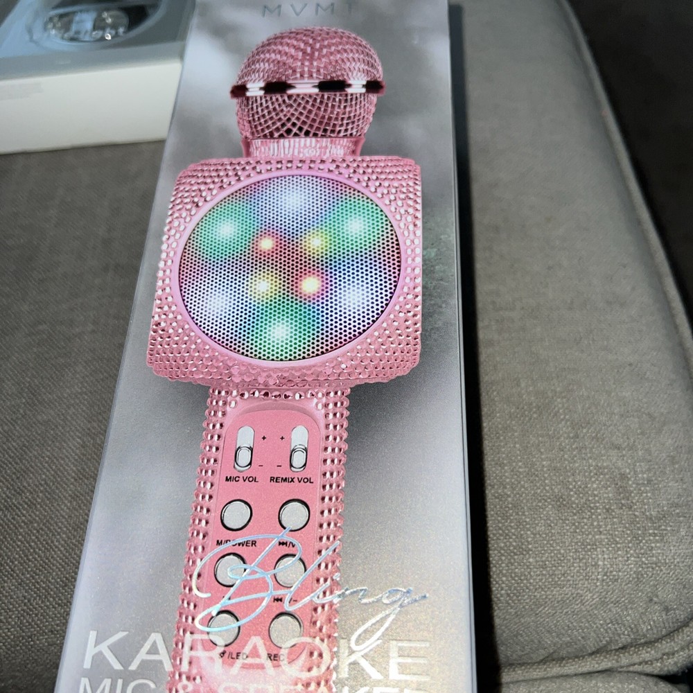 Mvmt Bling Karaoke Mic & Speaker