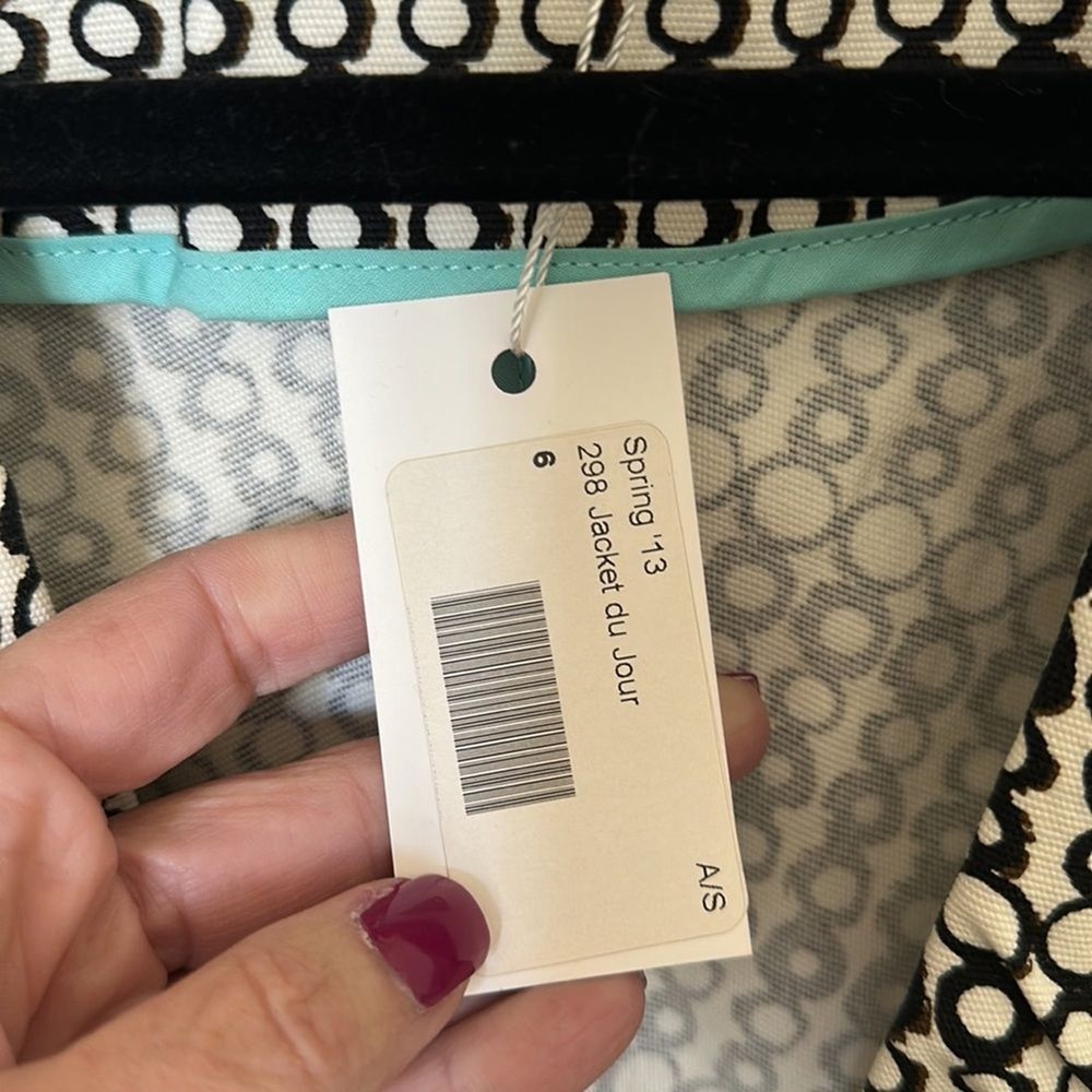 NWT CAbi du Jour Jacket Size 6