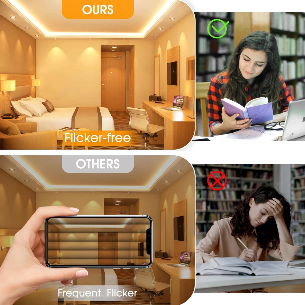 Flaspar JDE11 120V 100W, E11 Bulb, 2 Pack Bulb Warm White