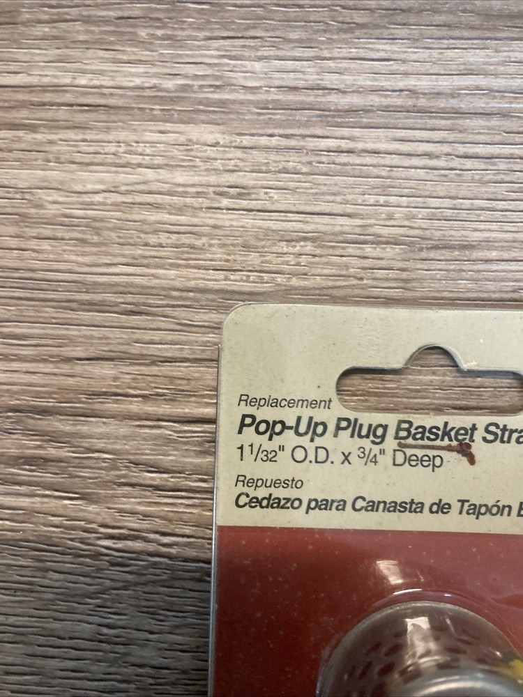 pop up plug basket strainer 30499
