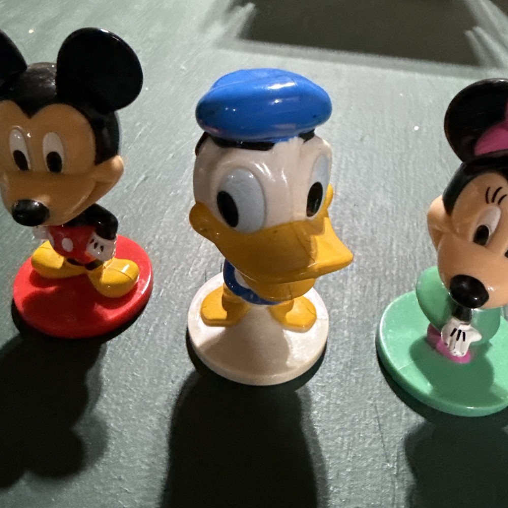 Mickey Mouse Minnie Donald Bobble head Plastic